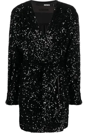 ROTATE Mujer, Vestidos, Negro, Talla: M