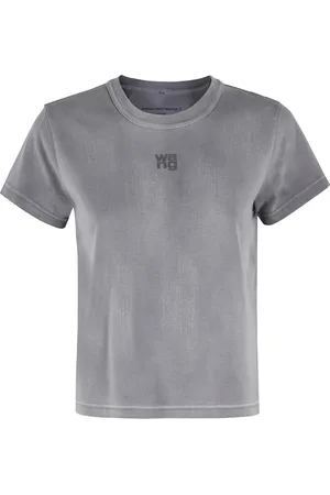 Alexander Wang Mujer, Camisetas, Gris, Talla: S