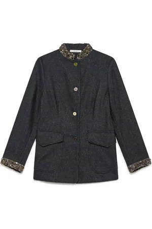Maliparmi Mujer, Chaquetas, Azul, Talla: S