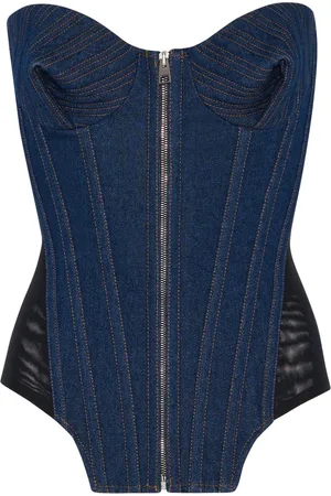 Jean Paul Gaultier Mujer, Camisetas, Azul, Talla: S