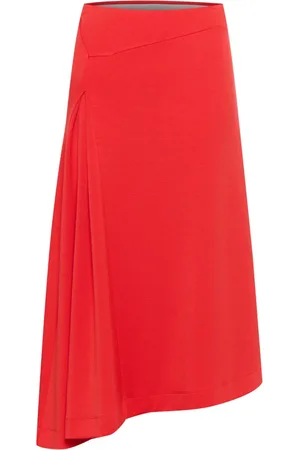 INWEAR Mujer, Faldas, Rojo, Talla: XS