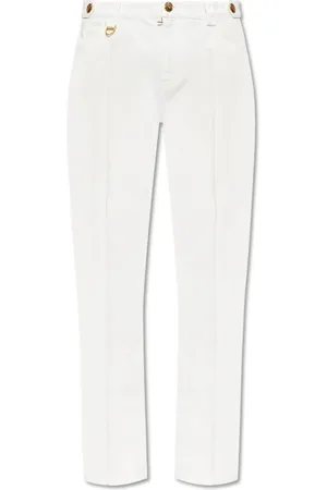 Chloé Mujer, Pantalones, Blanco, Talla: 2XS