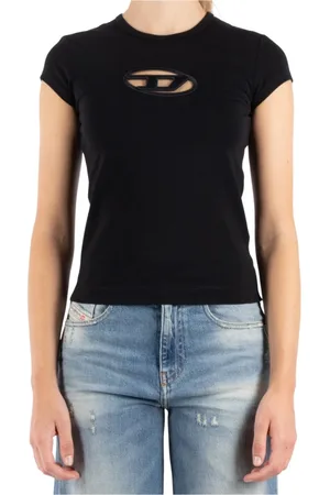 Diesel Mujer, Camisetas, Negro, Talla: XS