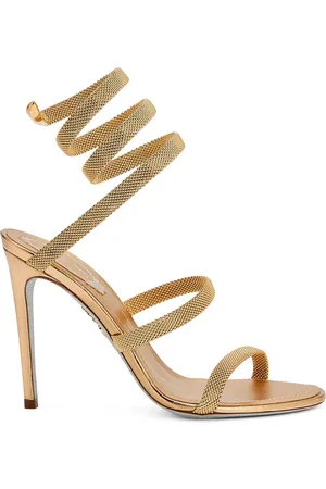 RENE CAOVILLA Mujer, Zapatos, Amarillo, Talla: 37 EU