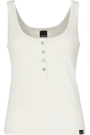 Pinko Mujer, Camisetas, Blanco, Talla: XS