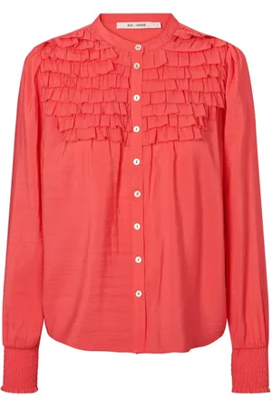 RUE de FEMME Mujer, Blusas y Camisas, Rojo, Talla: M