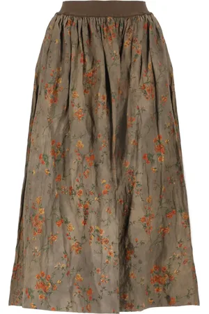 UMA WANG Mujer, Faldas, Verde, Talla: L