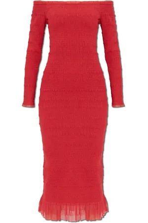 LOVESHACKFANCY Mujer, Vestidos, Rojo, Talla: XS