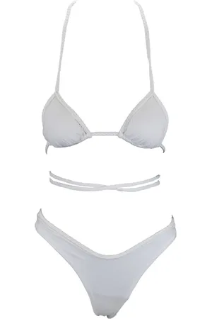 F**K Mujer, Trajes de baño, Blanco, Talla: S