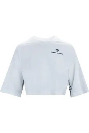 Chiara Ferragni Mujer, Camisetas, Blanco, Talla: S