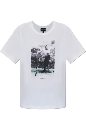Emporio Armani Mujer, Camisetas, Blanco, Talla: L