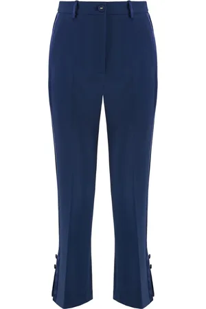 Elisabetta Franchi Mujer, Pantalones, Azul, Talla: L