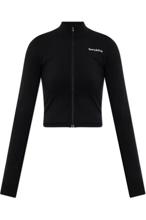 Sporty & Rich Mujer, Sudaderas, Negro, Talla: S
