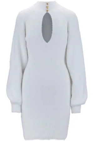 Elisabetta Franchi Mujer, Vestidos, Blanco, Talla: M