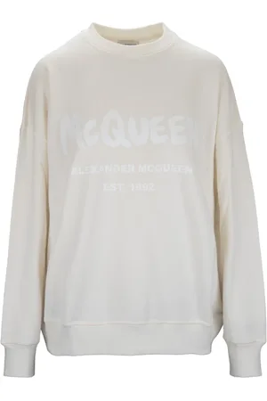 Alexander McQueen Mujer, Sudaderas, Blanco, Talla: XS