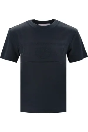 Chiara Ferragni Mujer, Camisetas, Negro, Talla: L