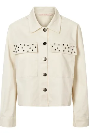 RUE de FEMME Mujer, Chaquetas, Blanco, Talla: S