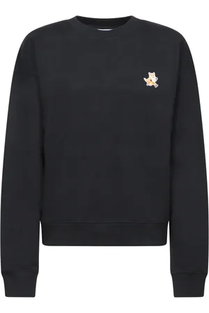Maison Kitsuné Mujer, Sudaderas, Negro, Talla: M