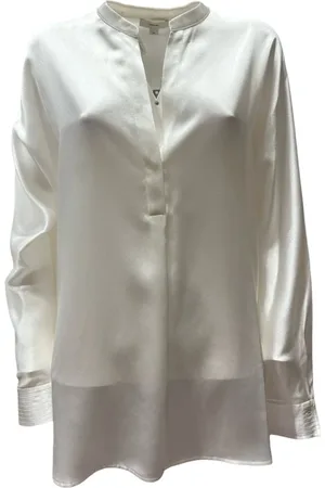 Vince Mujer, Blusas y Camisas, Blanco, Talla: L