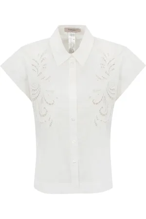 Twin-Set Mujer, Blusas y Camisas, Blanco, Talla: M