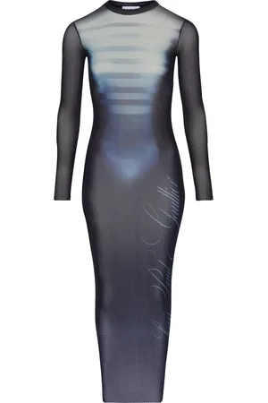 Jean Paul Gaultier Mujer, Vestidos, Azul, Talla: S
