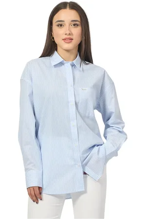 Guess Mujer, Blusas y Camisas, Azul, Talla: S