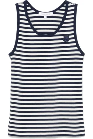 Maison Kitsuné Mujer, Camisetas, Azul, Talla: M
