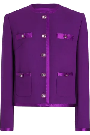 Dolce & Gabbana Mujer, Chaquetas, Púrpura, Talla: S