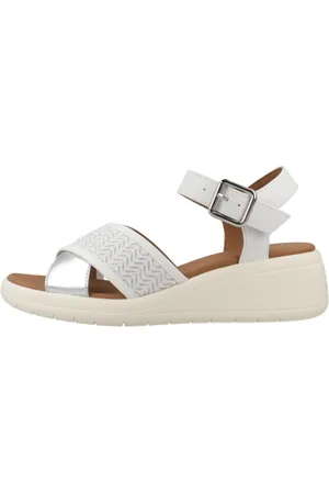 Geox Mujer, Zapatos, Blanco, Talla: 39 EU