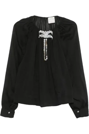 FORTE FORTE Mujer, Blusas y Camisas, Negro, Talla: S