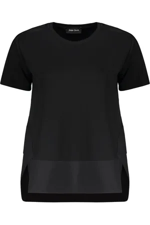 HERNO Mujer, Camisetas, Negro, Talla: 3XS