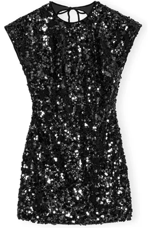 Ganni Mujer, Vestidos, Negro, Talla: S
