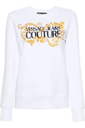VERSACE Mujer, Sudaderas, Blanco, Talla: S