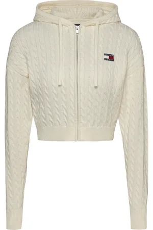Tommy Hilfiger Mujer, Sudaderas, Blanco, Talla: L