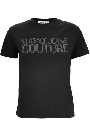 VERSACE Mujer, Camisetas, Negro, Talla: S