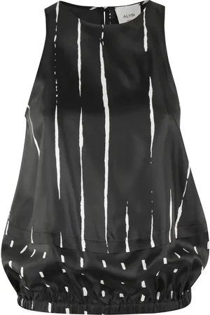 ALYSI Mujer, Blusas y Camisas, Negro, Talla: M