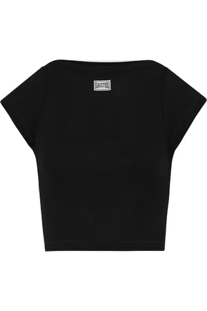 Jean Paul Gaultier Mujer, Camisetas, Negro, Talla: L