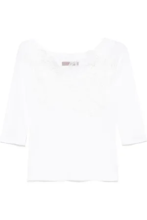 D.EXTERIOR Mujer, Camisetas, Blanco, Talla: L