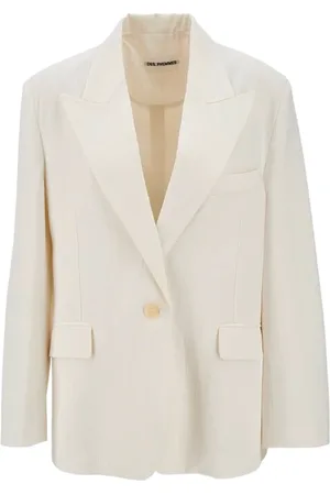 Des Phemmes Mujer, Chaquetas, Blanco, Talla: M
