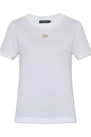 Dolce & Gabbana Mujer, Camisetas, Blanco, Talla: XS