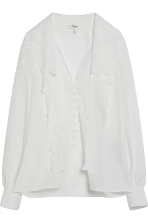 Chloé Mujer, Blusas y Camisas, Blanco, Talla: S