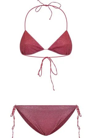 Oseree Mujer, Trajes de baño, Rojo, Talla: L