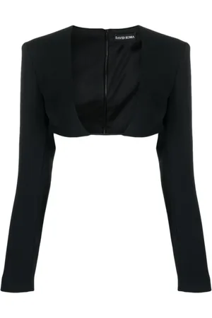 DAVID KOMA Mujer, Chaquetas, Negro, Talla: S