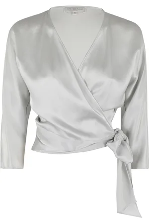 ANTONELLI Mujer, Blusas y Camisas, Gris, Talla: S