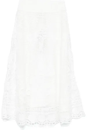Farm Rio Mujer, Faldas, Blanco, Talla: S