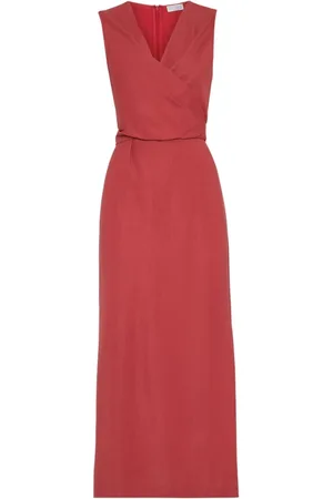 Brunello Cucinelli Mujer, Vestidos, Rojo, Talla: S