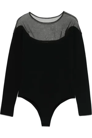 MUGLER Mujer, Camisetas, Negro, Talla: M