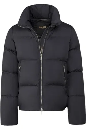 MOORER Mujer, Chaquetas, Negro, Talla: L