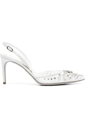 RENE CAOVILLA Mujer, Zapatos, Blanco, Talla: 36 EU