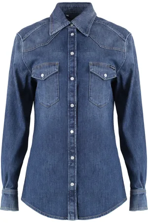 Dolce & Gabbana Mujer, Blusas y Camisas, Azul, Talla: M